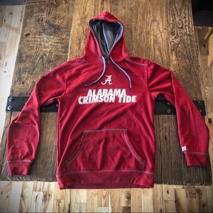 Russell Athletic Red UA Crimson Tide Hoodie Small